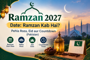 Ramzan 2027 Date: Ramzan Kab Hai? Pehla Roza, Eid aur Countdown (Pakistan)